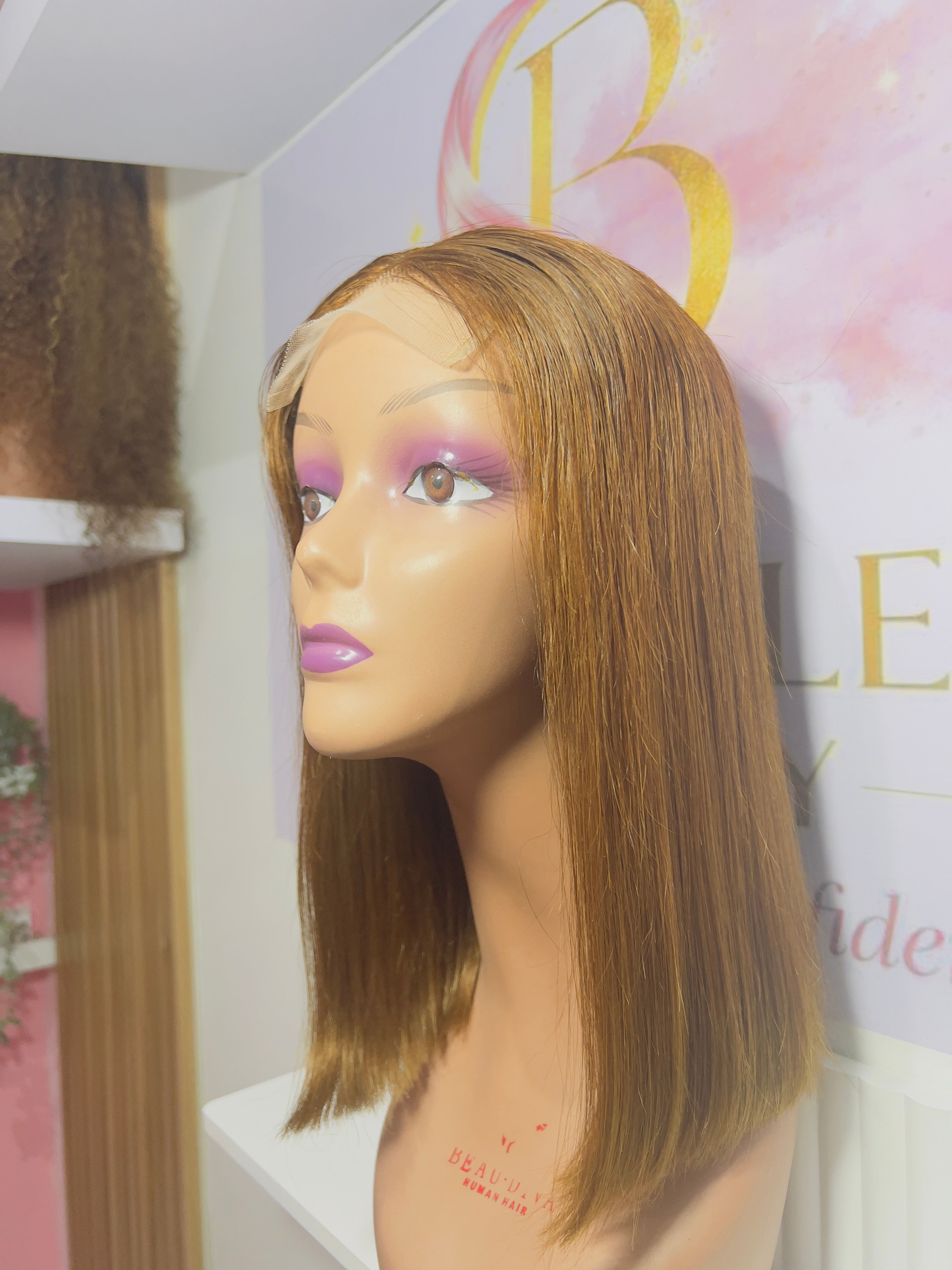 14” Honey Caramel Blonde Glueless SDD HD Wig