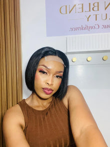 10” Glueless HD DD Lace Bob Wig