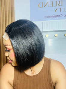 10” Glueless HD DD Lace Bob Wig