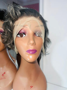 Grey Pixie Cut HD Frontal Wig