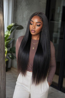 16”–28” Straight DD HD Wig 5x5