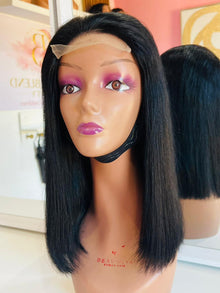 14” Black DD HD Lace Wig