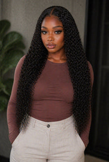 18” Water Curl HD Lace Frontal Wig