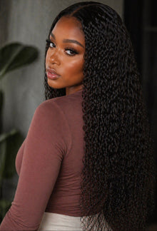 18” Water Curl HD Lace Frontal Wig
